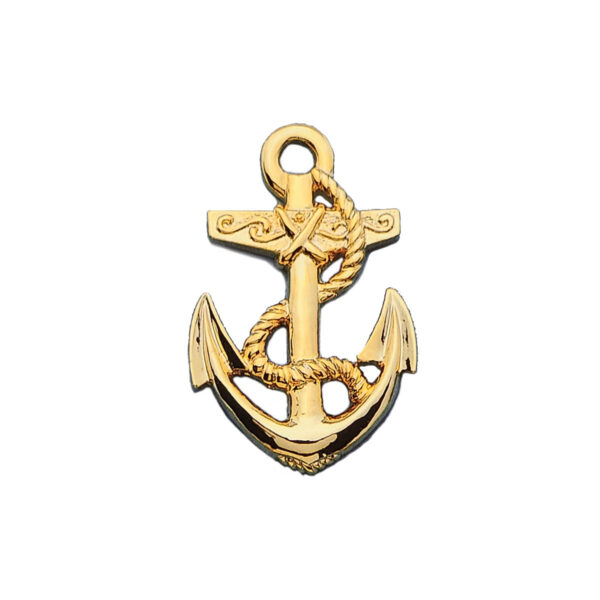 Anchored in Gold: 22 Karat Gold Anchor Locket - Image 2