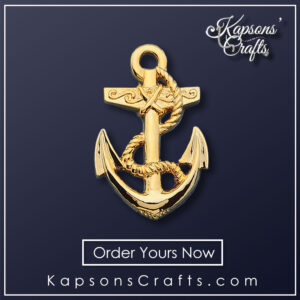 Anchored in Gold: 22 Karat Gold Anchor Locket