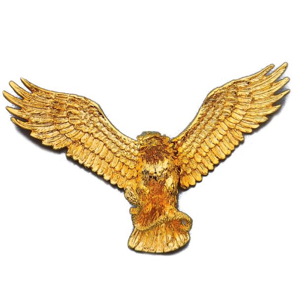 "Fly High" Gold Eagle Locket Necklace - Image 2