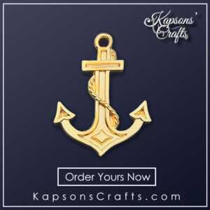 "Anchored in Style" Gold Locket Necklace