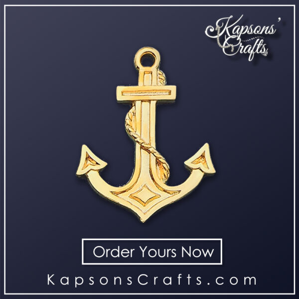 "Anchored in Style" Gold Locket Necklace