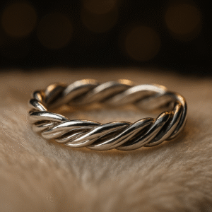 Handmade Sterling Silver Twisted Ring