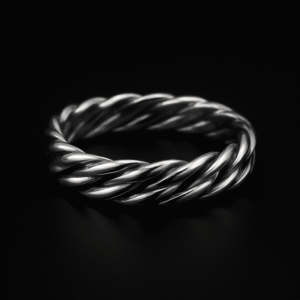 Handmade Sterling Silver Twisted Ring