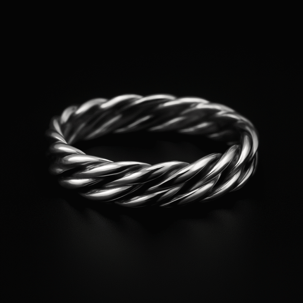 Handmade Sterling Silver Twisted Ring