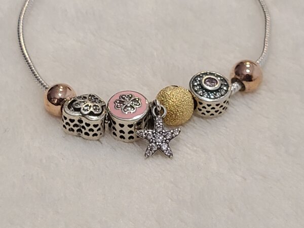 Discover the Ocean Charm Silver Bracelet by Kapsons Crafts