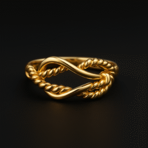 Gold Plated Sterling Silver Ring
