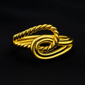 Gold Infinity Knot Ring